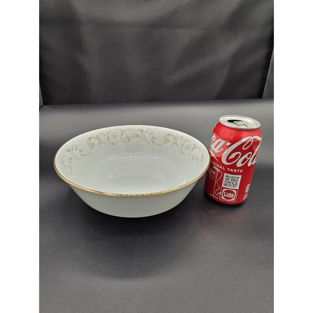 Noritake Duetto 6610 8.75" Round Serving Bowl Japan Excellent Condition Vtg - Picture 7 of 7